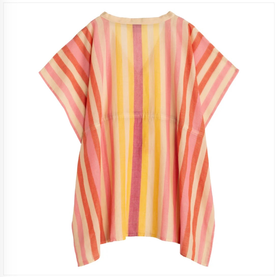 Pink Cabana Stripe Caftan