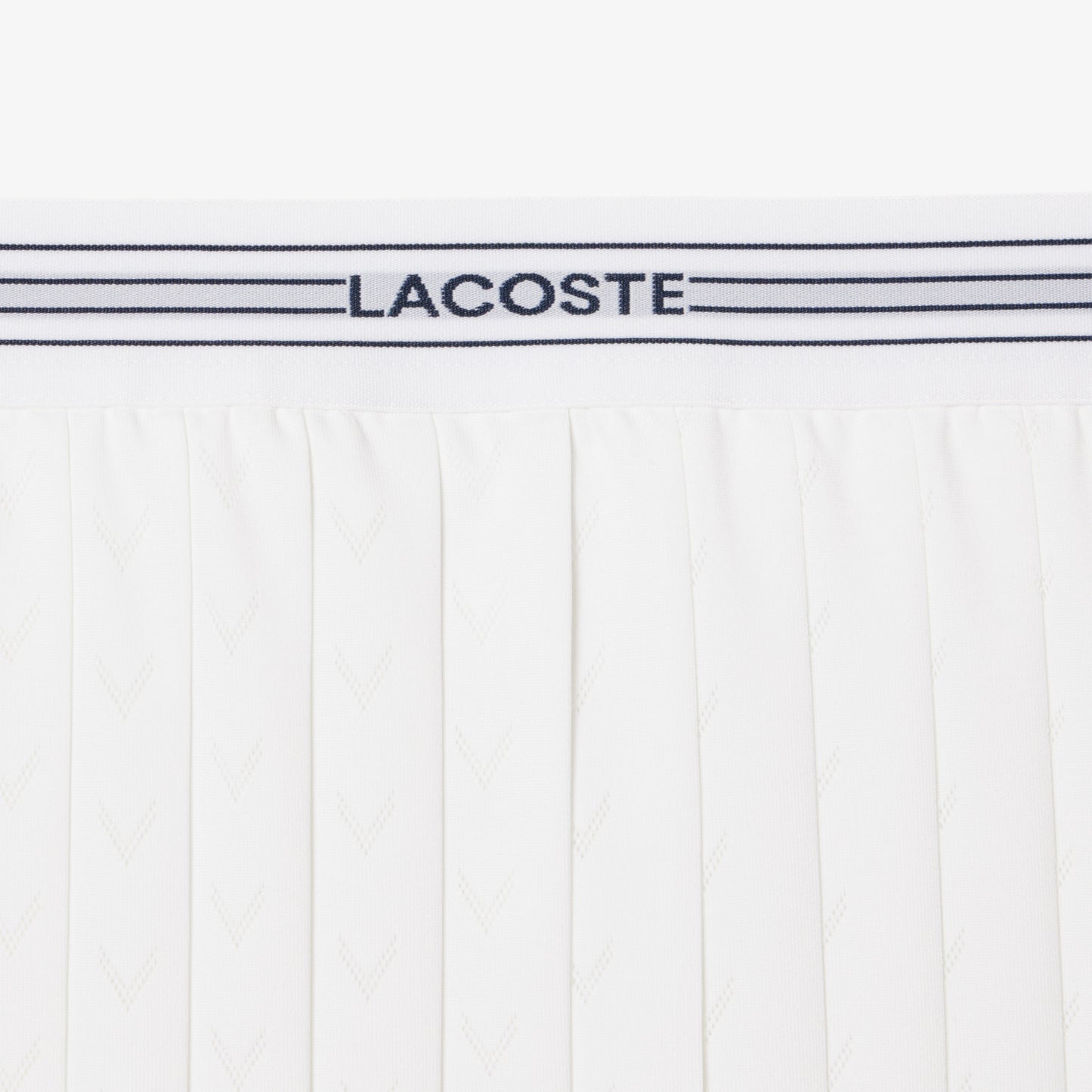 White Technical Jersey Tennis Skirt