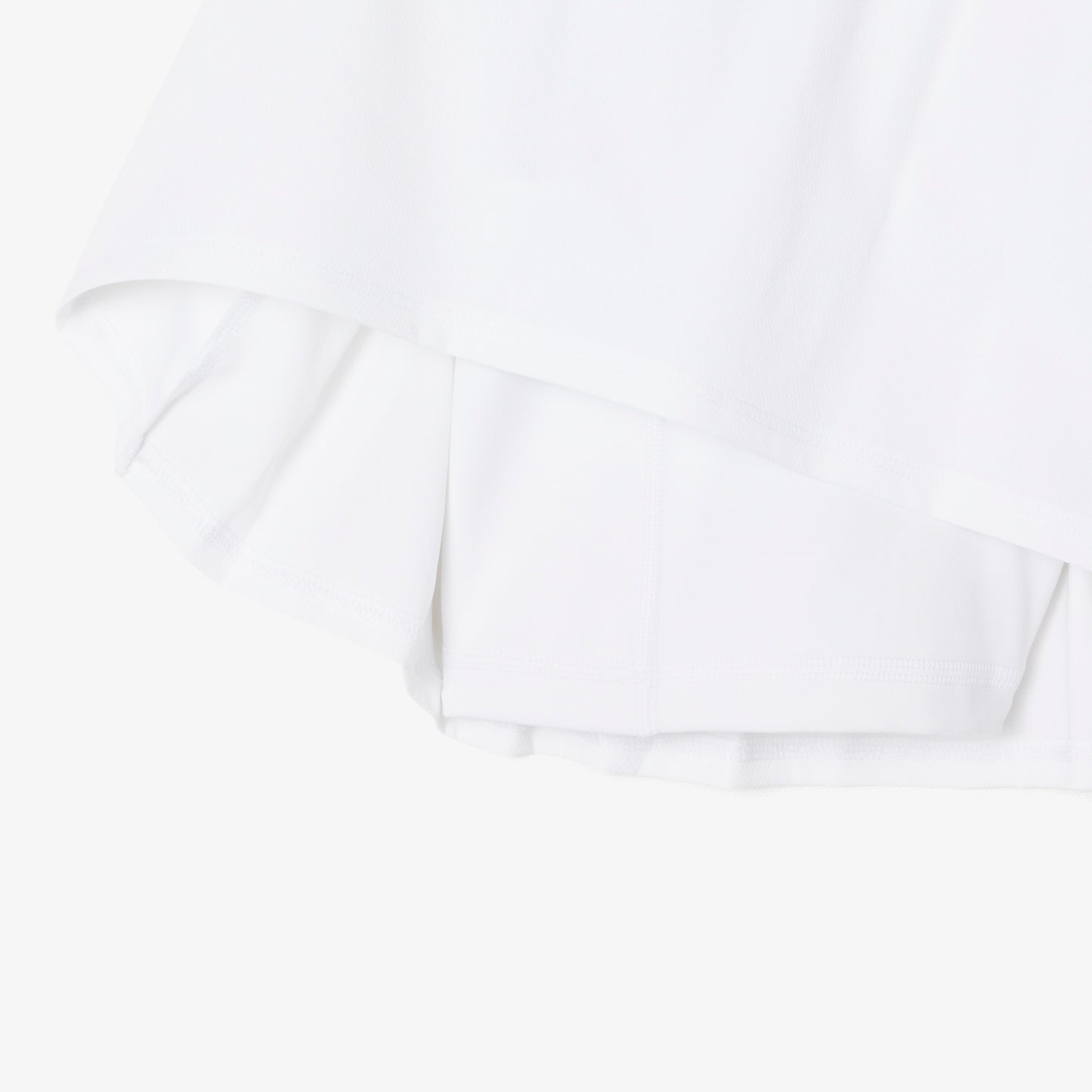 White Diamond Weave Taffeta Skirt