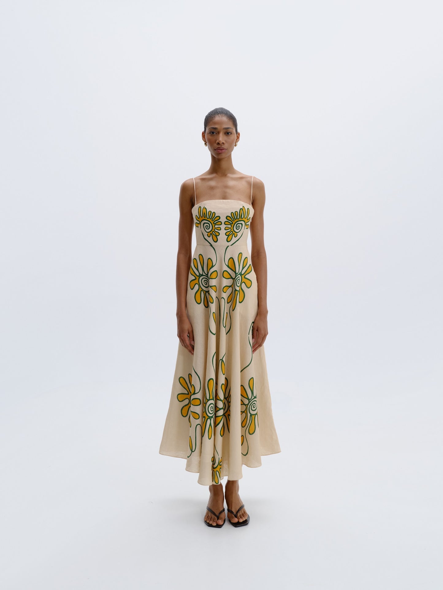 Sand Delta Dress