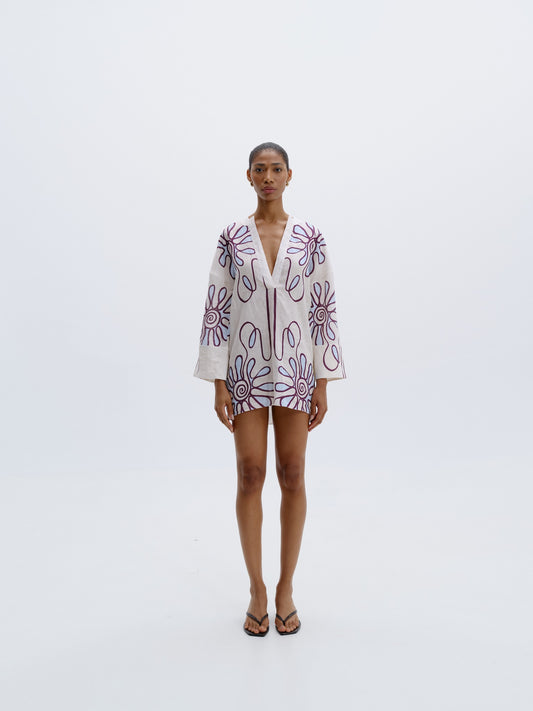 Ivory Siena Tunic Dress