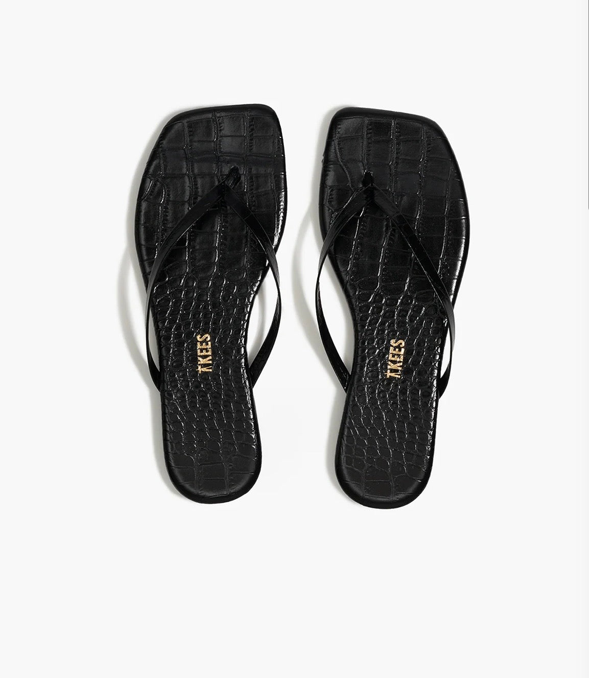 Sable Croc Square Toe Lily