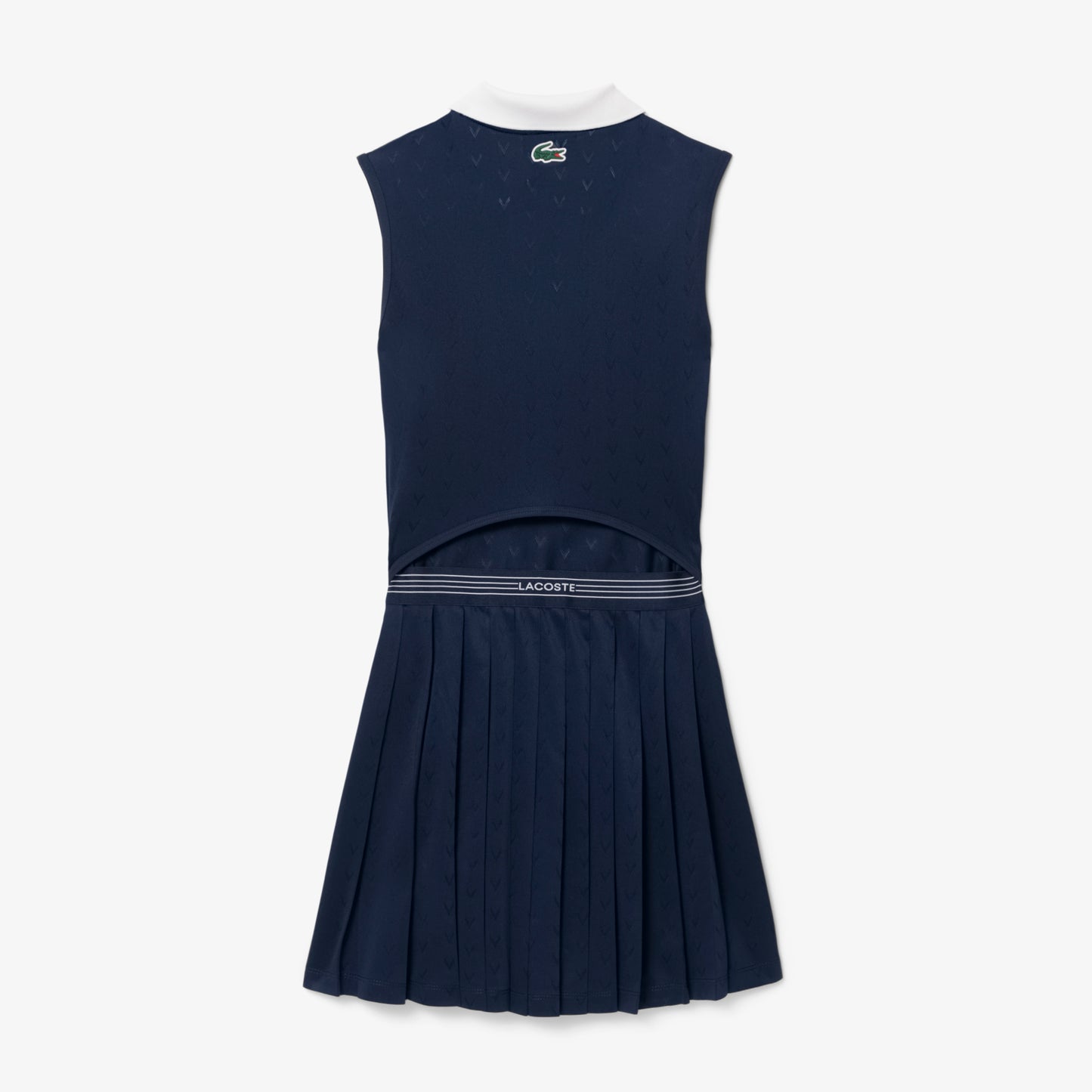 Navy Technical Jersey Tennis Dress