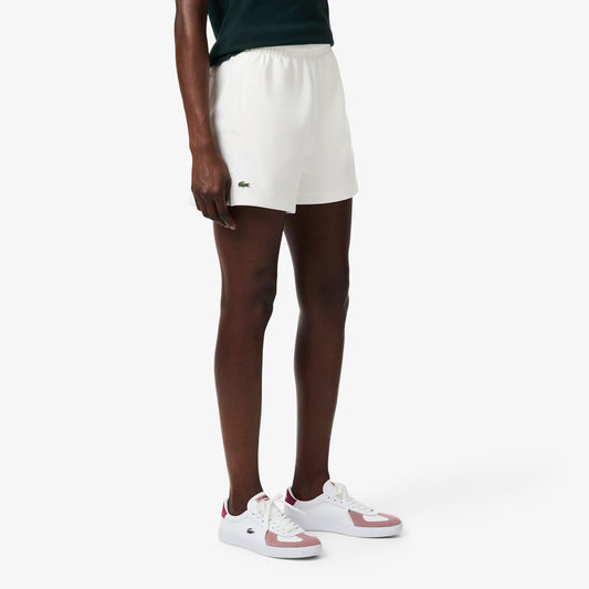 White Pique Double Face Shorts