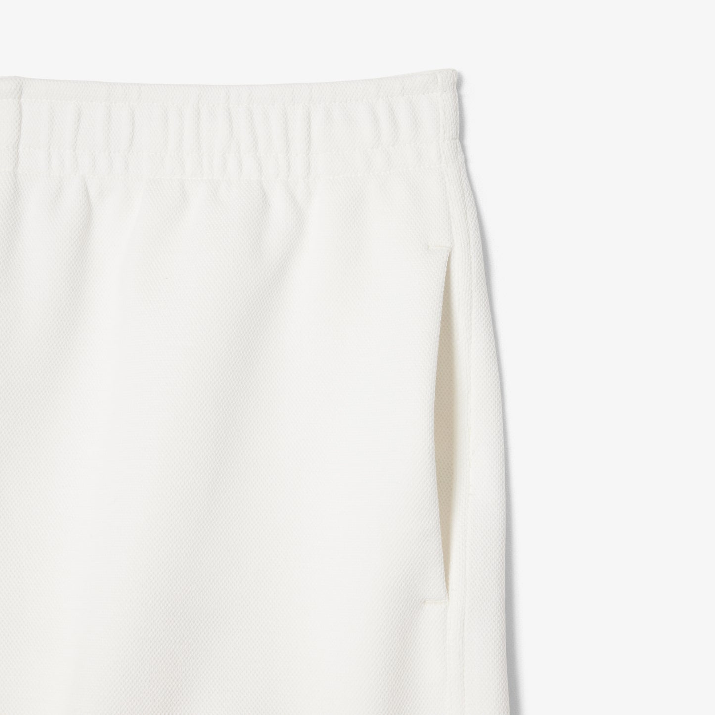White Pique Double Face Shorts