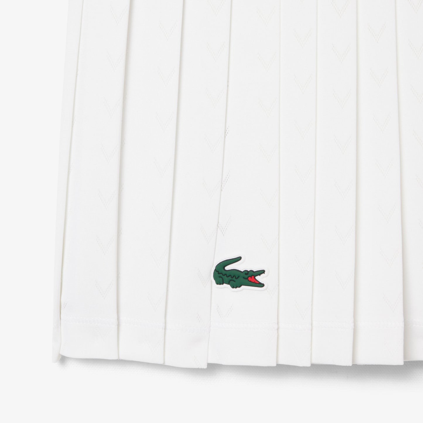 White Technical Jersey Tennis Skirt