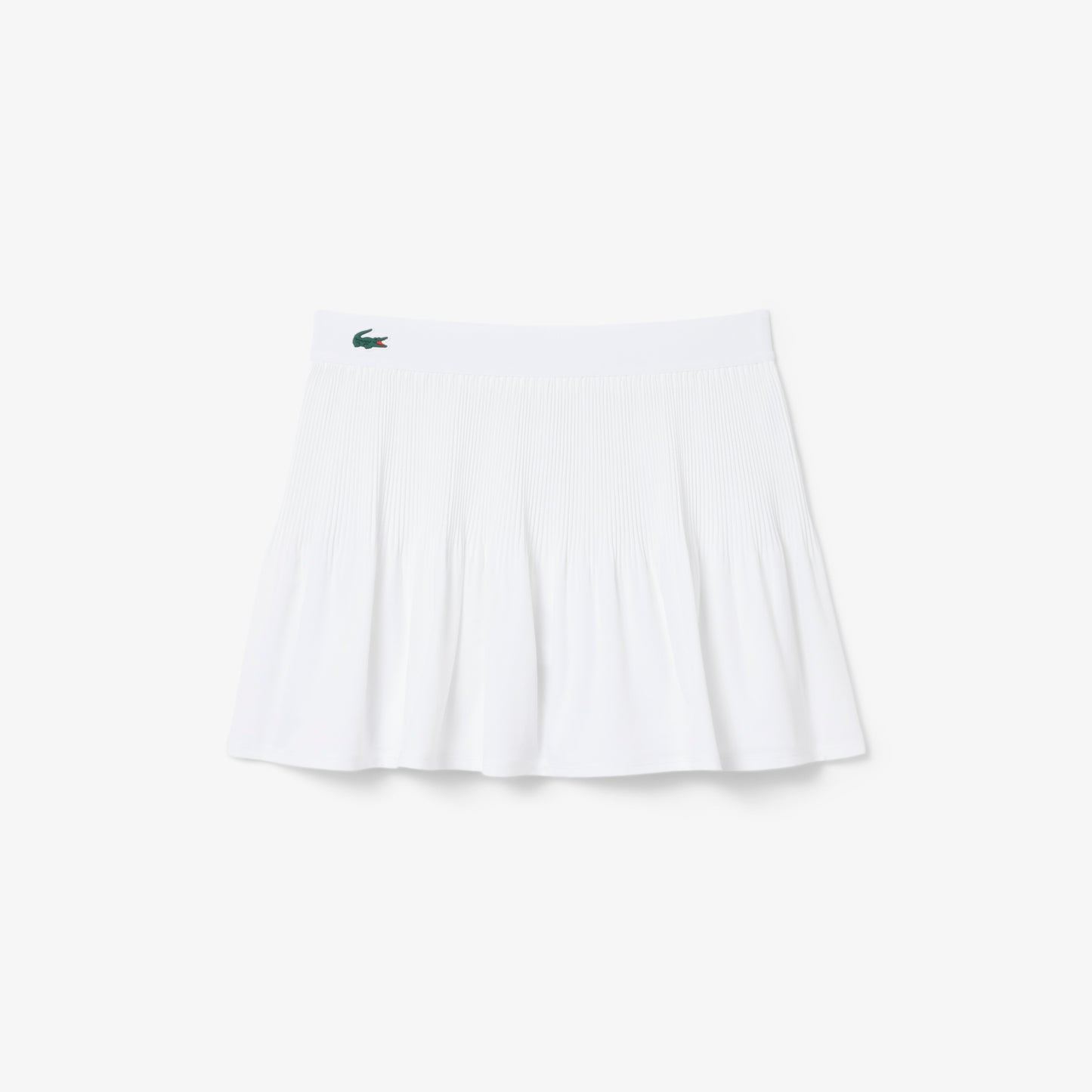 White Diamond Weave Taffeta Skirt