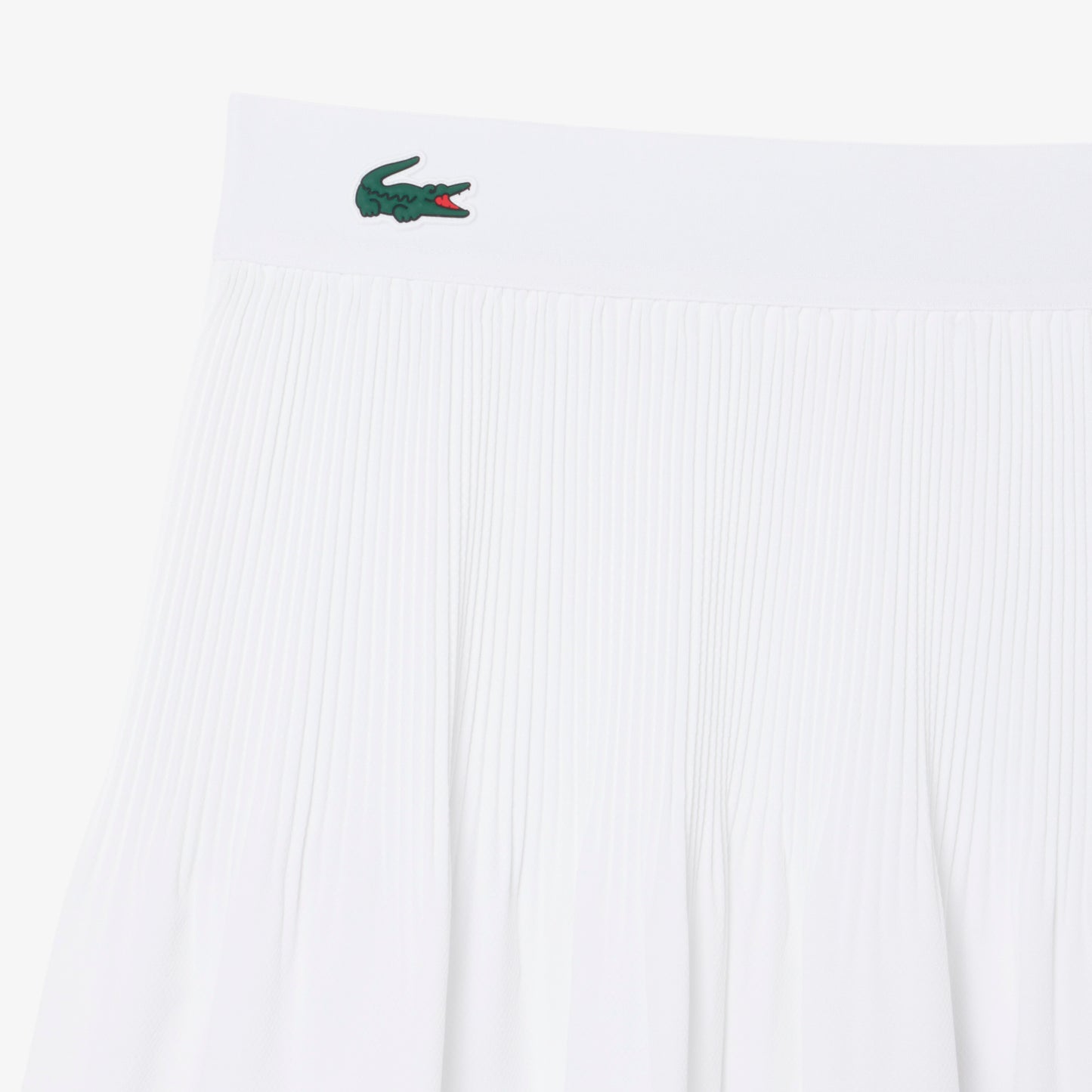 White Diamond Weave Taffeta Skirt