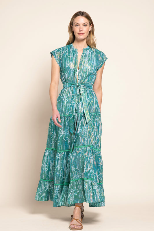 Green Akoya Long Dress Kora