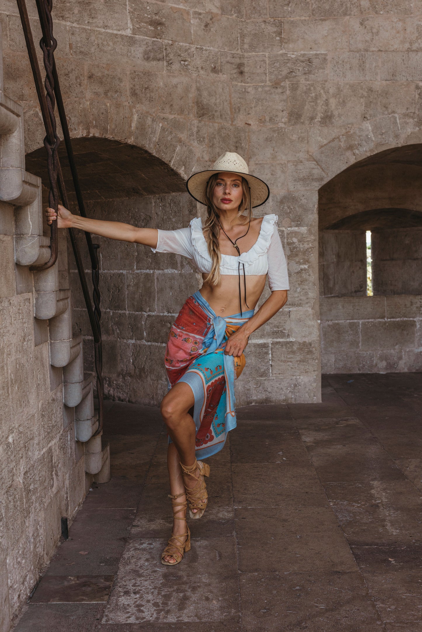 Sorbet Cosmic Silk/Cashmere Sarong