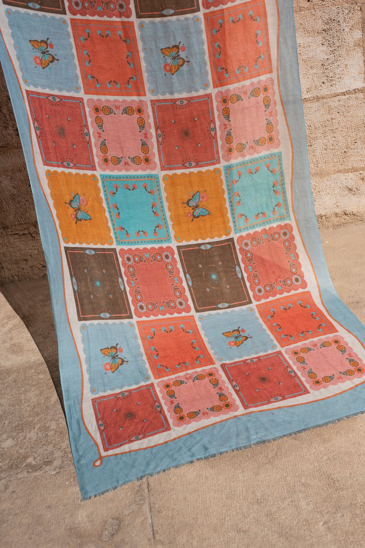 Sorbet Cosmic Silk/Cashmere Sarong